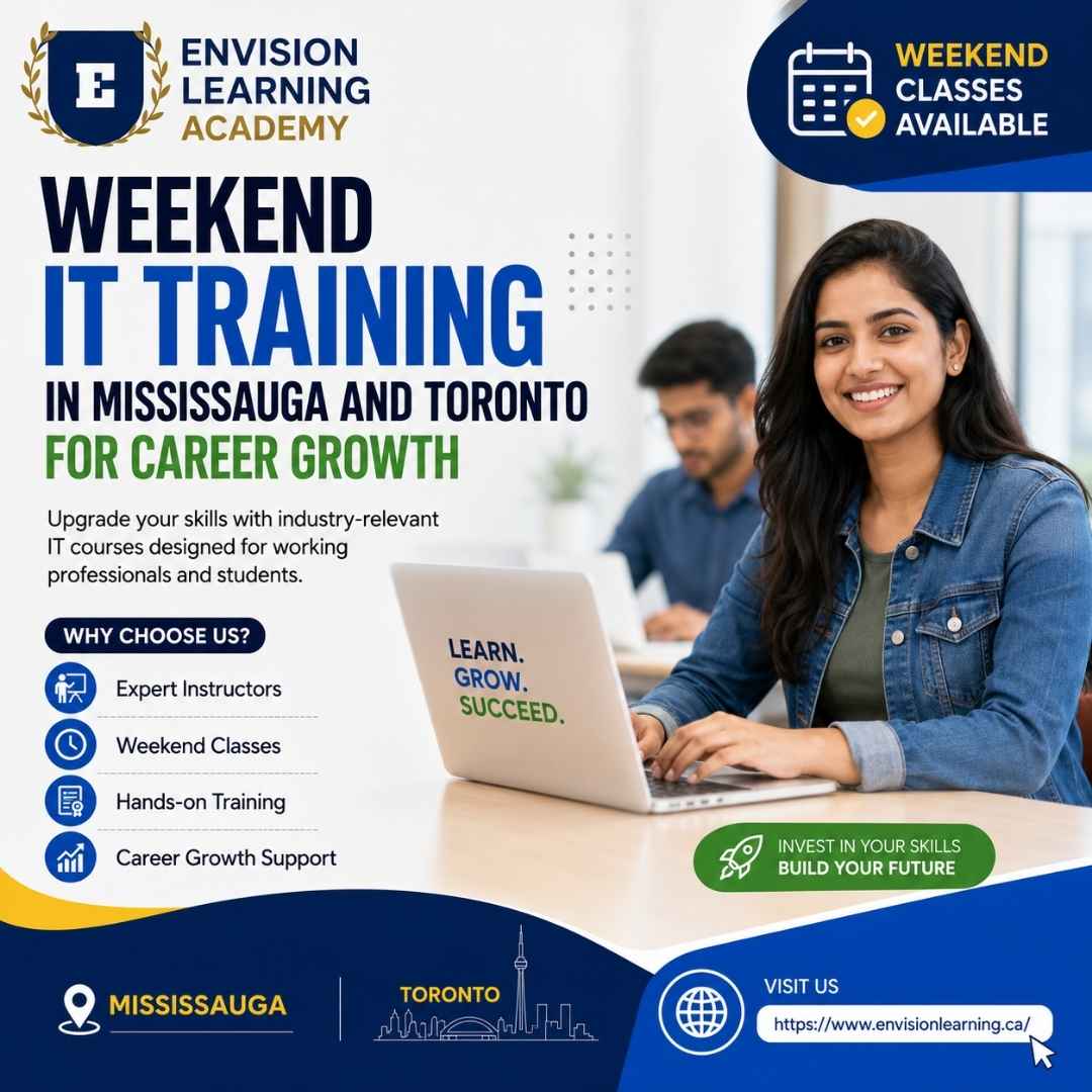 Weekend IT Training in Mississauga and Toronto for Career Growth